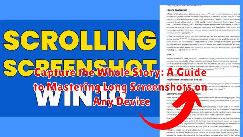 Capture the Whole Story: A Guide to Mastering Long Screenshots on Any Device