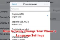 How to Easily Change Your Phone's Language Settings