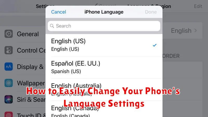 How to Easily Change Your Phone's Language Settings