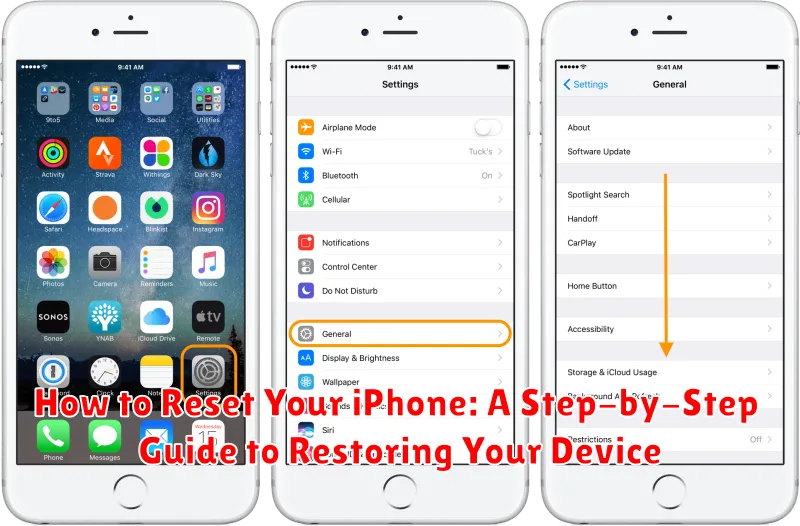 How to Reset Your iPhone: A Step-by-Step Guide to Restoring Your Device