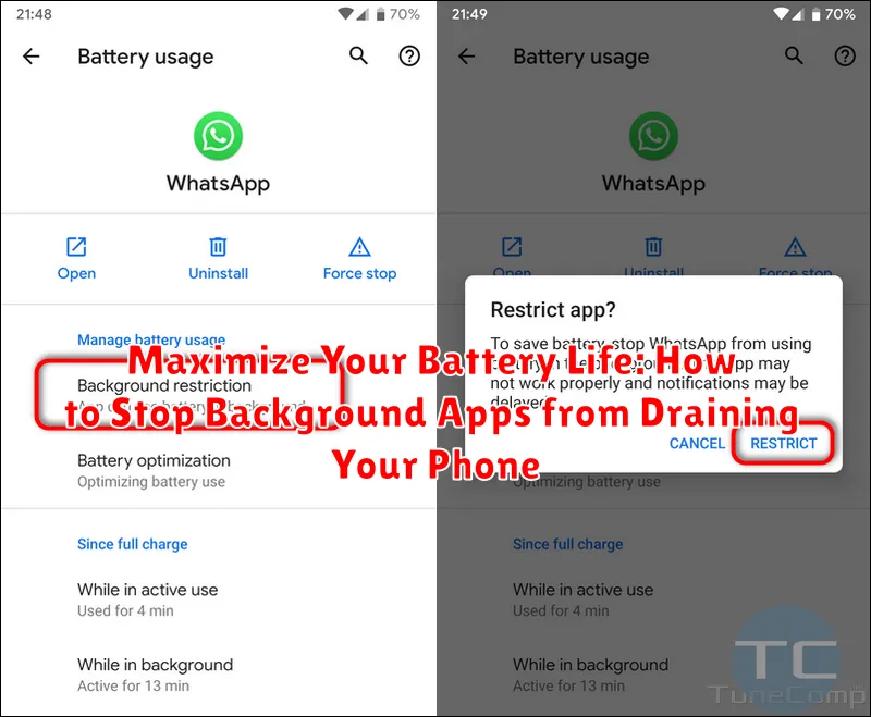 Maximize Your Battery Life: How to Stop Background Apps from Draining Your Phone